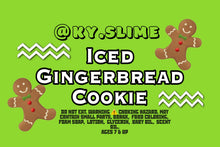 Load image into Gallery viewer, ICED GINGERBREAD COOKIE🎄 (DIY SLIIME KIT) 11 oz