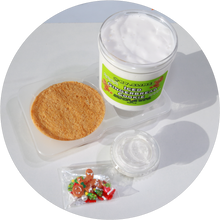Load image into Gallery viewer, ICED GINGERBREAD COOKIE🎄 (DIY SLIIME KIT) 11 oz
