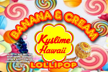 Load image into Gallery viewer, BANANA & CREAM LOLLIPOP