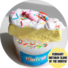 Load image into Gallery viewer, FUNFETTI CRUNCH CAKE (FEBRUARY BIRTHDAY SLIME OF THE MONTH)
