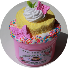 Load image into Gallery viewer, BUTTERFLY BUTTERCREAM CAKE (April Birthday Slime of the Month)