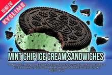 Load image into Gallery viewer, MINT CHIP ICE CREAM SANDWICH
