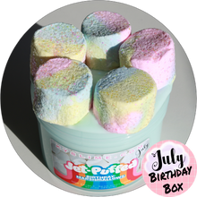 Load image into Gallery viewer, KY PUFFED BIRTHDAY MARSHMALLOWS (JULY BIRTHDAY SLIME BOX)
