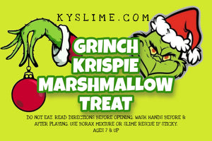 GRINCH KRISPIE TREATS