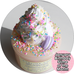 SUGAR COOKIE LATTE (JAN BIRTHDAY SLIME OF THE MONTH)