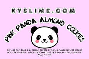 PINK PANDA ALMOND COOKIES