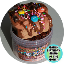 Load image into Gallery viewer, CHOCOLATE CAKE (March Birthday Slime of the Month)
